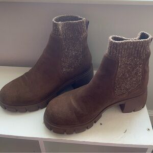 Steve Madden Chocolate Brown Ankle Booties